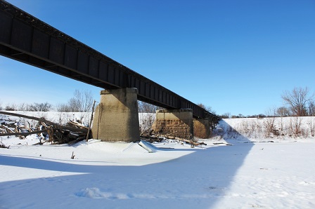 Minnesota River Bridge; Carver, Minnesota